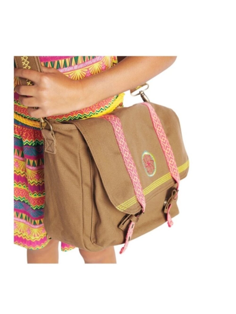 American Girl Lea Clark Messenger Bag Embroidered Girls Bag